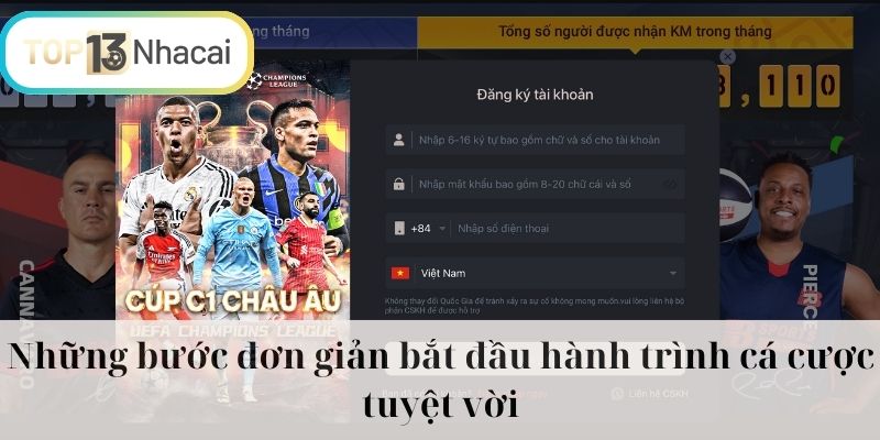 Những bước đơn giản bắt đầu hành trình cá cược tuyệt vời 