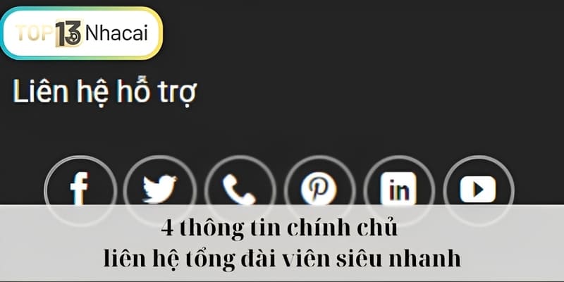 4 thông tin chính chủ liên hệ tổng đài viên siêu nhanh