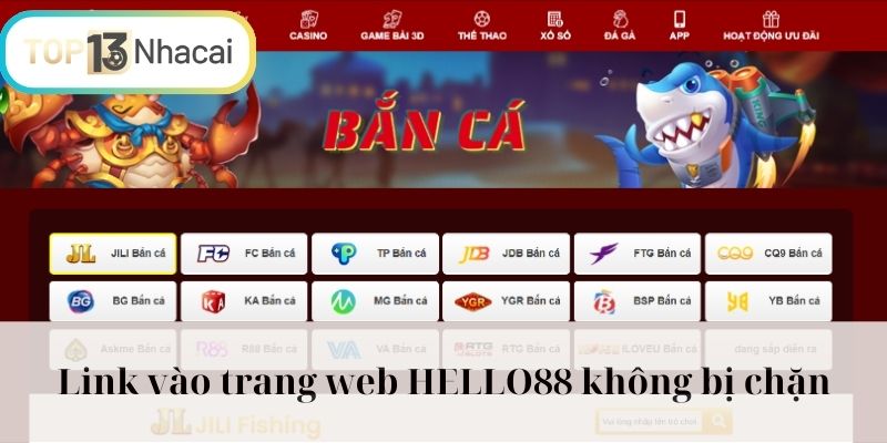 Link vào trang web nhà cái chính thức để không bị chặn