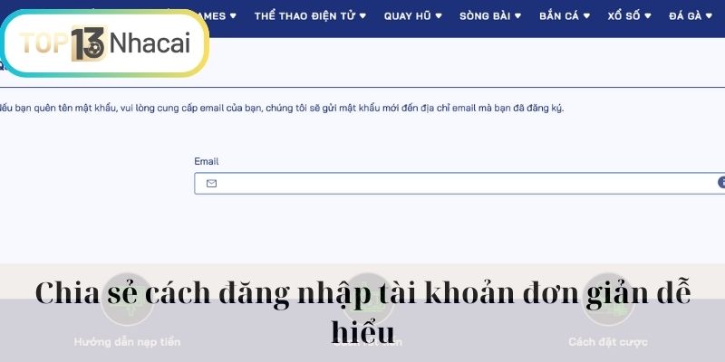 Chia sẻ cách đăng nhập tài khoản đơn giản dễ hiểu 