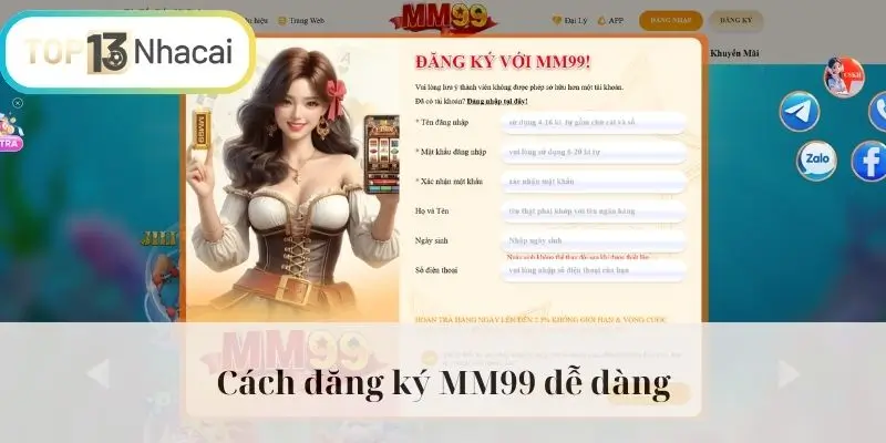 Cách đăng ký dễ dàng