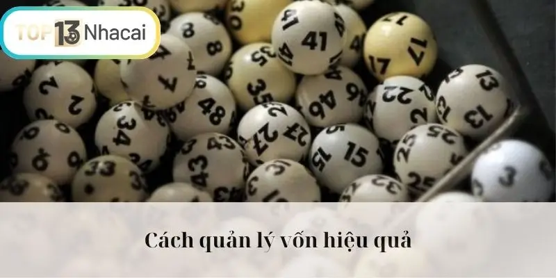 Cách quản lý vốn hiệu quả