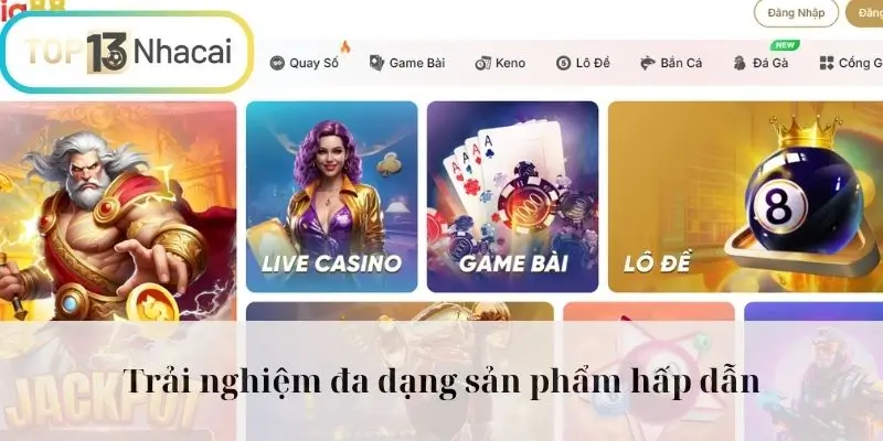 Trải nghiệm sản phẩm hấp dẫn